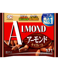 不二家 アーモンドチョコレート 17粒×5袋（クール便）