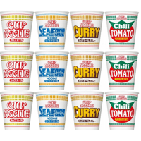 日清 カップヌードル 4種12食アソート （カップヌードル、 シーフード、 カレー、チリトマト）各3個詰め合わせセット