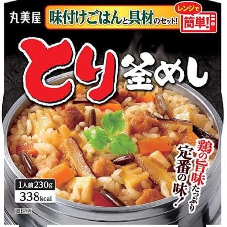 丸美屋 レンジで簡単! とり釜めし 味付けごはん付き 230g×6個