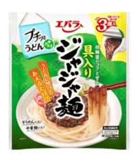 プチッとうどんプラス 具入りジャージャー麺 ×5袋