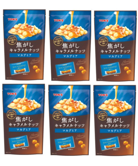 東洋ナッツ 焦がしキャラメルナッツ マカデミア 50g×6袋