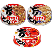 いなば 焼きとり3種セット たれ味65g×4缶 塩味65g×4缶 ヤンニョム味65g×4