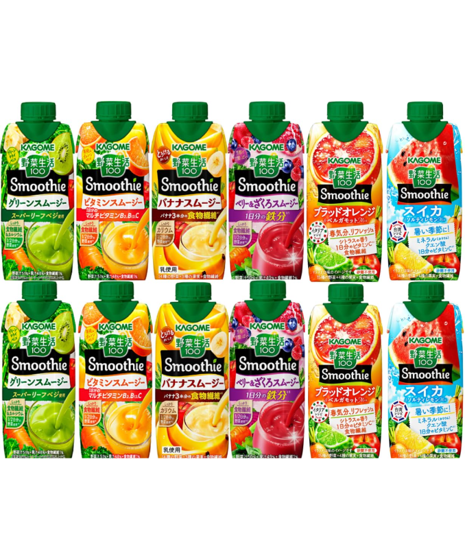 カゴメ 野菜生活100 スムージー5種 330ml×56本セット 野菜生活100