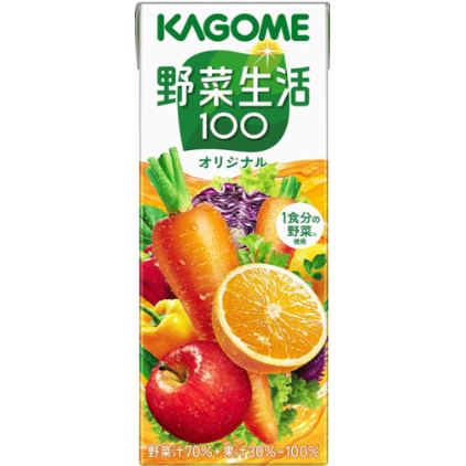 カゴメ 野菜生活100 野菜ジュース 6種アソートセット 200ml×12本 カゴメ 野菜生活100 野菜ジュース 6種アソートセット 200ml×12本