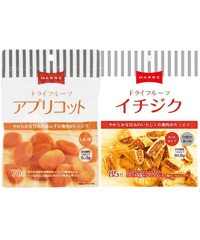 マルレ ドライアプリコット 70g ×2袋 カットドライいちじく85g ×2袋　計4袋