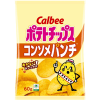 カルビー ポテトチップスコンソメパンチ 60g×12袋