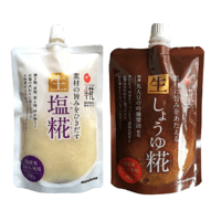 マルコメ 生塩麹 & 生しょうゆ麹 各200g × 1袋ずつ 合計2袋