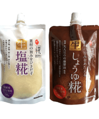 マルコメ 生塩麹 & 生しょうゆ麹 各200g × 1袋ずつ 合計2袋