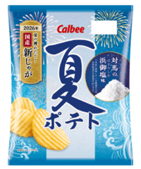 カルビー 夏ポテト対馬の浜御塩味60g×12袋