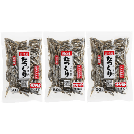 サカモト 国内産 田作り たつくり(ごまめ） 50g×3袋