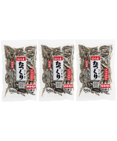 サカモト 国内産 田作り たつくり(ごまめ） 50g×3袋