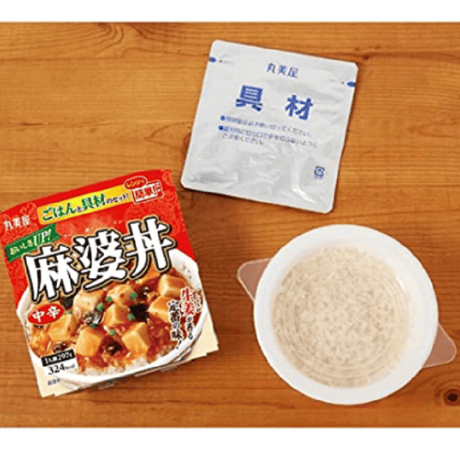 丸美屋 レンジで簡単! 麻婆丼 中辛 ごはん付き 297g×12個