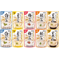 テーブルランド レトルト おかゆ 5種類10袋詰め合わせセット（白がゆ、玉子がゆ、梅がゆ、鮭がゆ、玄米がゆ）
