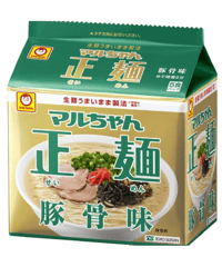 マルちゃん マルちゃん正麺 豚骨味 5食パック 89g×5食×6個