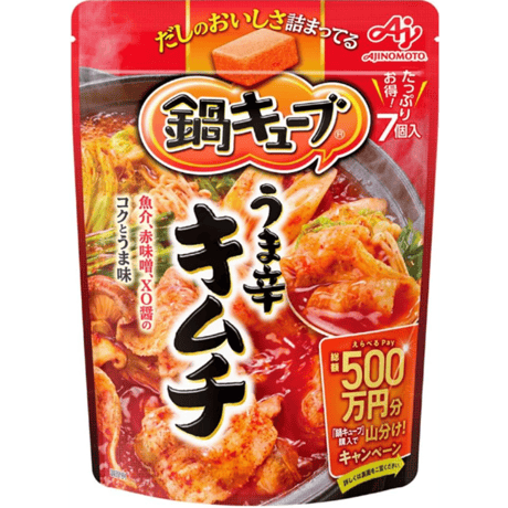 味の素 鍋キューブ うま辛キムチ (7個入)×4個