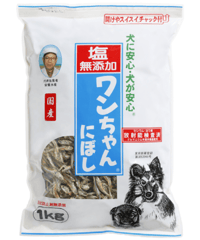 サカモト 塩無添加 犬用おやつ ワンちゃんにぼし お徳用 1kg