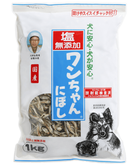 サカモト 塩無添加 犬用おやつ ワンちゃんにぼし お徳用 1kg