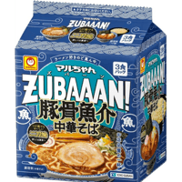 東洋水産 マルちゃんＺＵＢＡＡＡＮ！ 豚骨魚介中華そば ３食パック x ９個