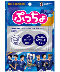 ぷっちょ袋 ソーダ味36g×6袋 日本代表カード付き