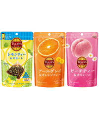 タリーズ３種アソート アールグレイ＆オレンジ（ 4.0g×12）レモンティー＆モヒート （3.5g×12） ピーチティー&カモミール （3.0g×12）各4袋