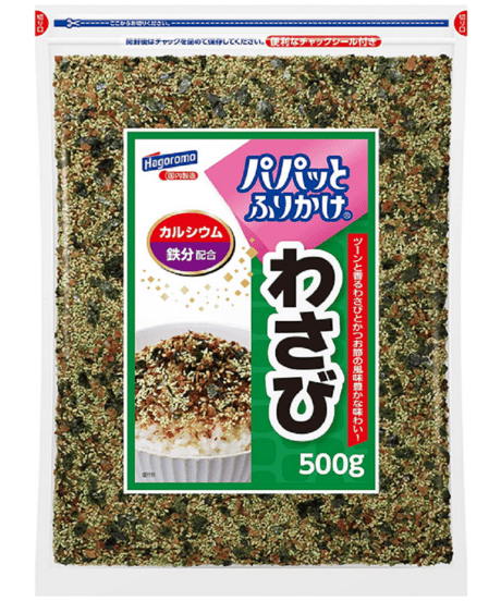 はごろもフーズ　パパッとふりかけ　わさび　500g
