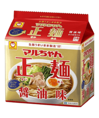 特売　東洋水産 マルちゃん正麺 醤油味 5食パック ×6個
