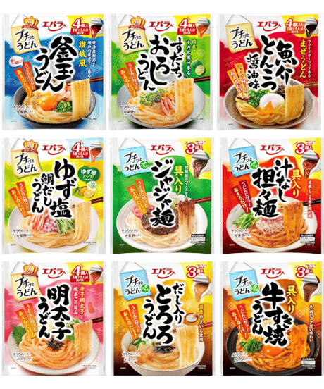 プチッとうどん 9種アソート9袋詰め合わせセット
