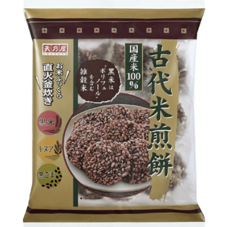 天乃屋 古代米煎餅 10枚×2袋 もち麦粒ごとおせんべい 9枚×2袋 おこげ煎餅醤油味 9枚×2袋