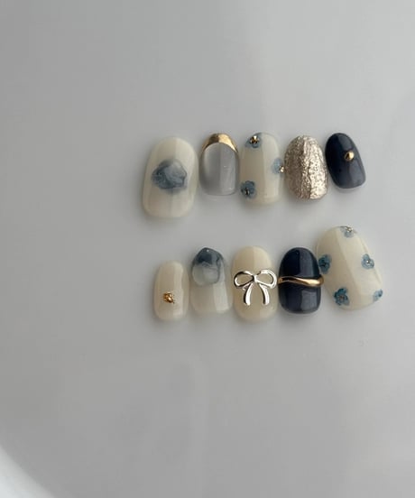 Denim flower