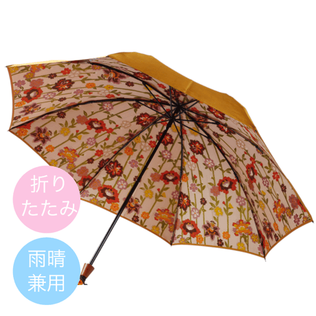 雨傘「和花－わばな－」山吹色　日本製　55cm8本骨