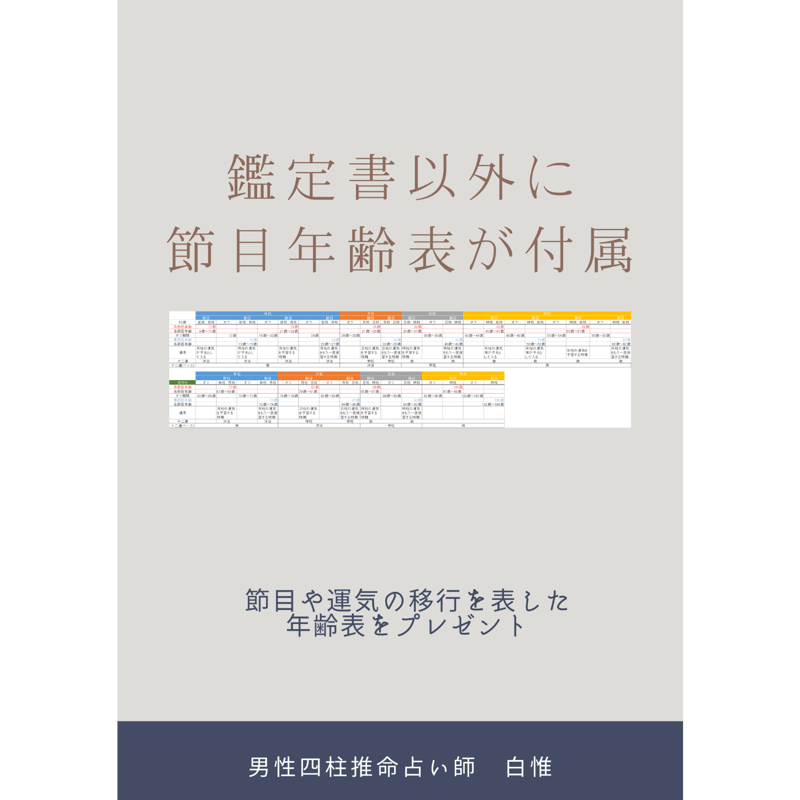 初回限定】四柱推命鑑定書（PDF）｜節目・強み・これからの流れ（〜5日