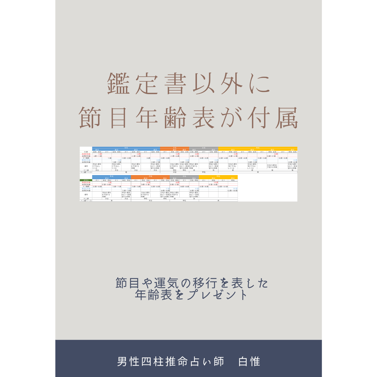 初めての方限定》四柱推命 鑑定書 — あなたの人生の設計図を読み解く