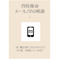 メール/SNS相談(鑑定書受けた方向け)