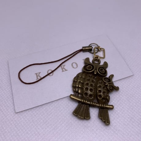 売り切れ】歯車と水風船ビーズの金古美イヤリング 売り切れ】歯車と水