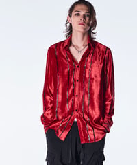 TOGE Velvet Shirt-Red