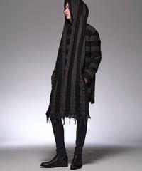 Damage Border Hood Muffler (Black&Gray)