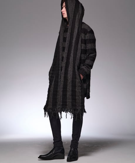 Damage Border Hood Muffler (Black&Gray)