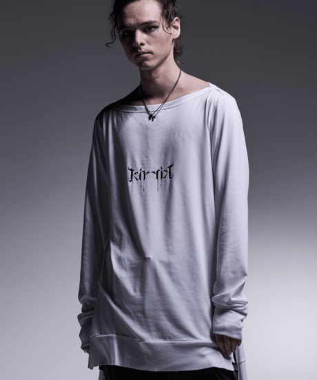 BEATENJIKU Boat Neck Flare T-Shirt	(WH)