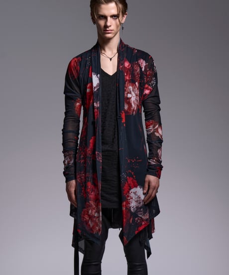 Flora Mesh Dolman Sleeve Cardigan