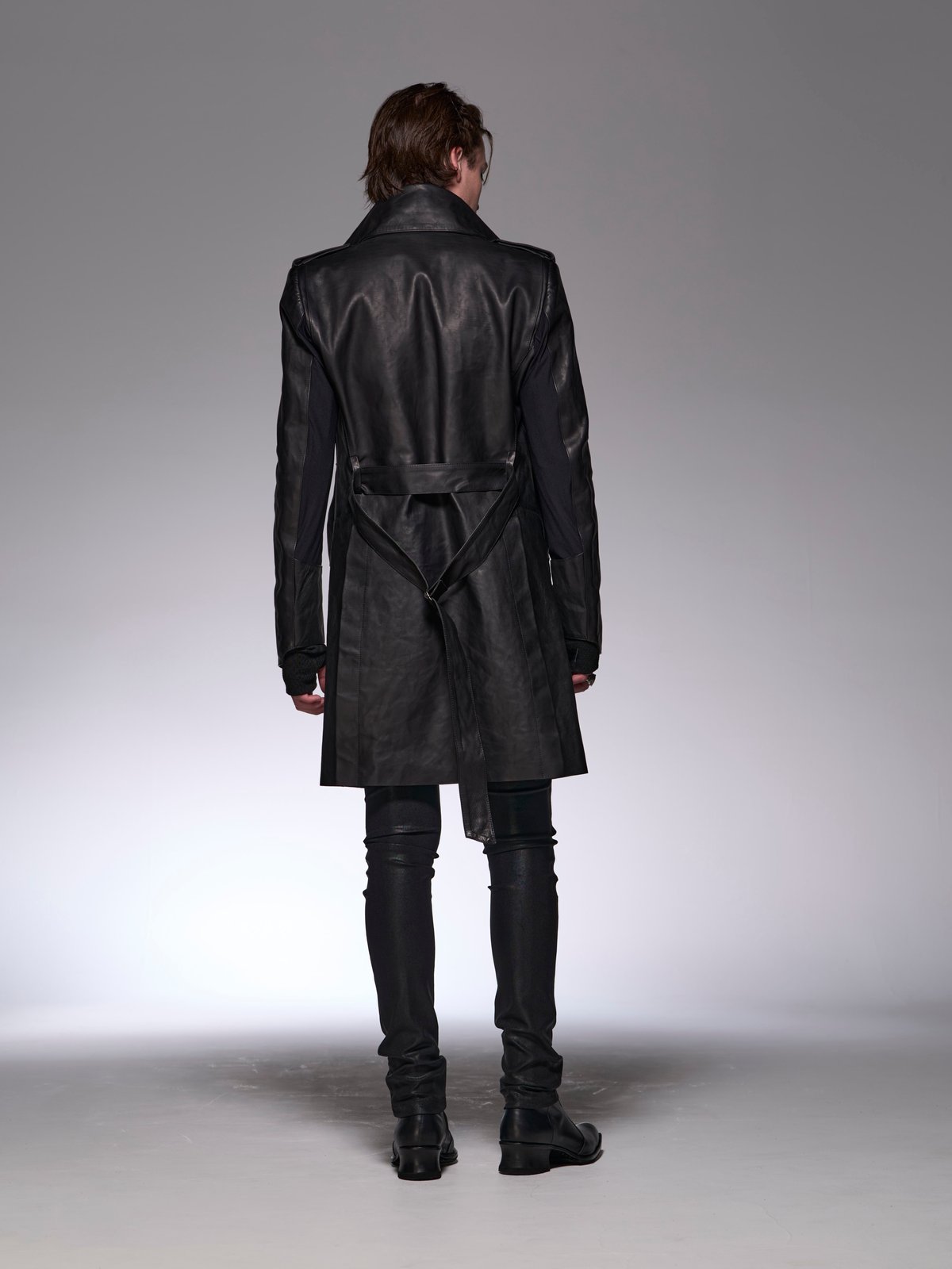 Cow Leather Single Napoleon Jacket | DETRUIRE
