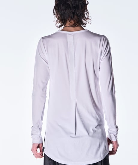 BEATENJIKU V-Neck-T-Shirt-White