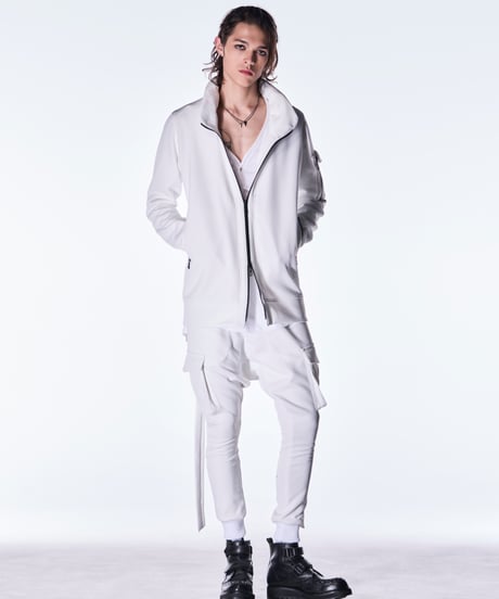 BEATENJIKU Henry Neck-T-Shirt-White