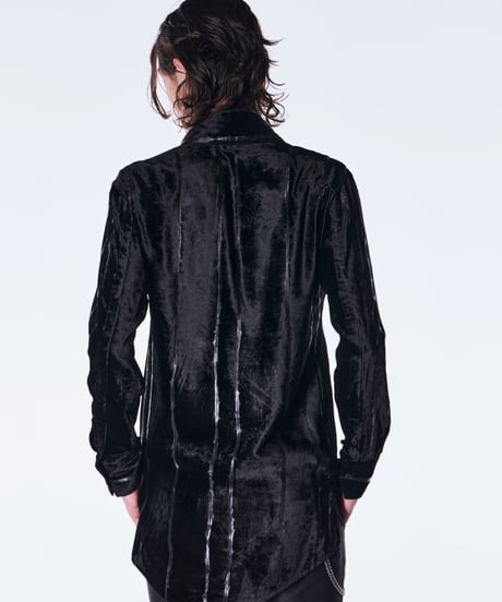 TOGE Velvet Shirt-Black