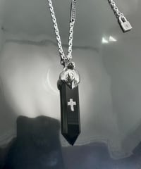One off CHAIN NECKLACE [OBSIDIAN] +DIAMOND with EAGLE 限定商品