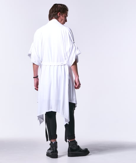 BEA-TENJIKU KIMONO-Sleeve Cardigan (White)