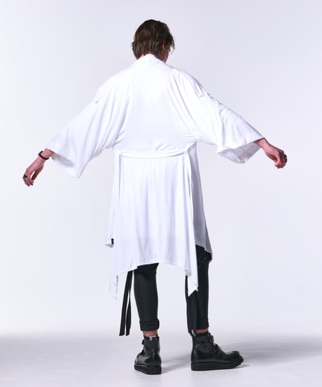 BEA-TENJIKU KIMONO-Sleeve Cardigan (White)