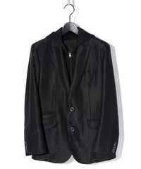 FAKE LAYERED HOODED JK