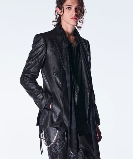 Cross Dot Fleece Peaked Jacket