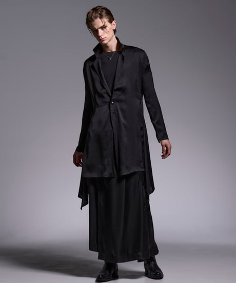 Vintage Stain Flare Shirts Jacket