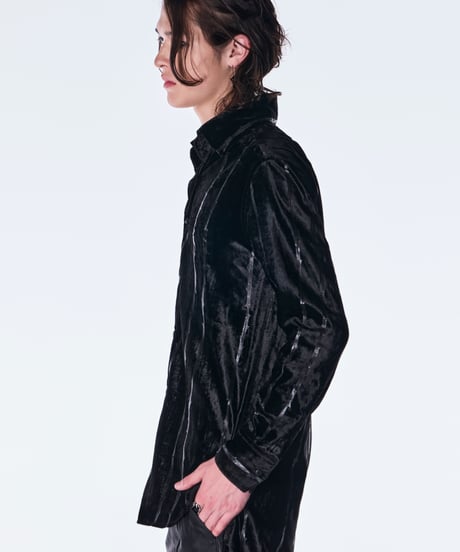 TOGE Velvet Shirt-Black
